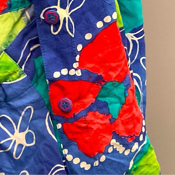 Jams World Floral Ladies XL Pajama Set, Drawstring Pants/Decorative  Buttons - Picture 10 of 16